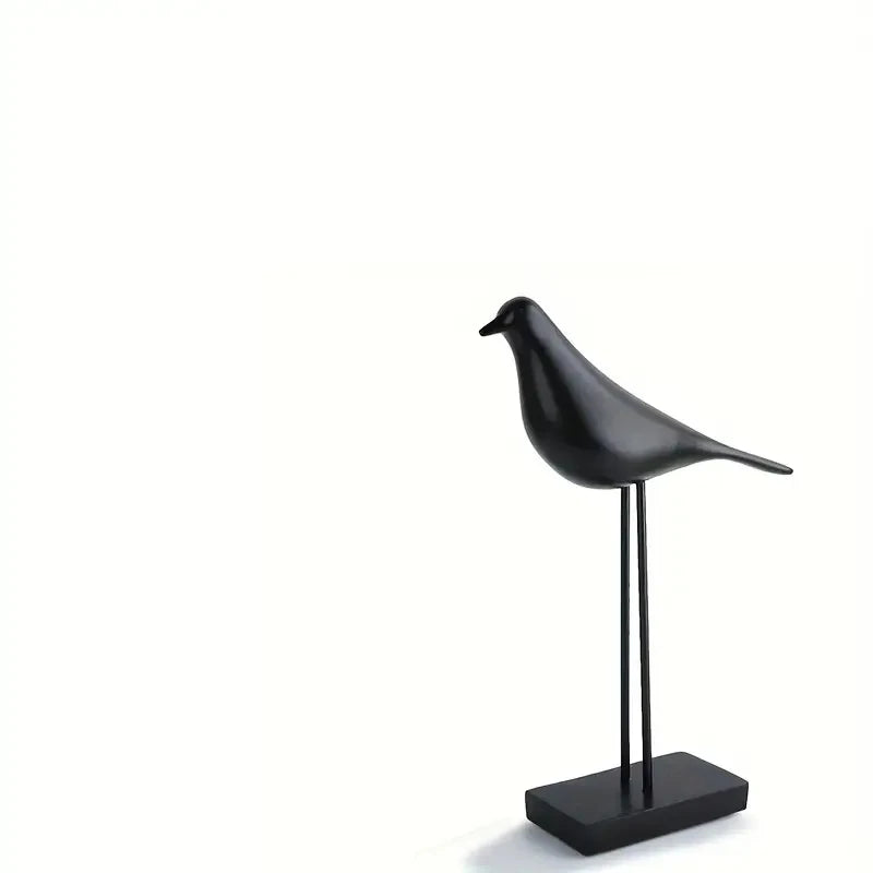 Resin Bird Statue Handicrafts Decoration Artificial Coloring Nordic Bird Decoration Home Decoration Office Desktop Sculpture