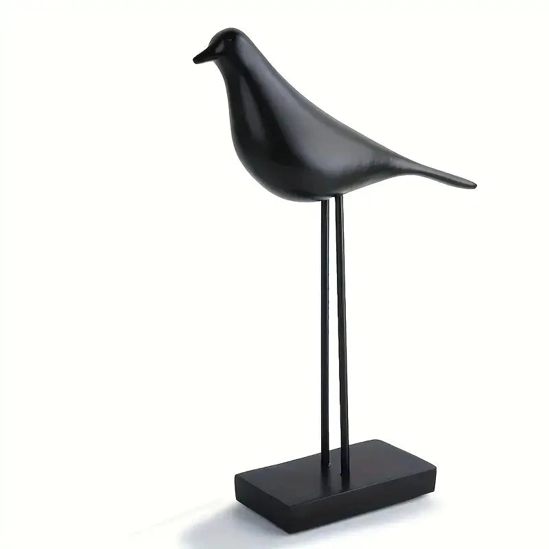 Resin Bird Statue Handicrafts Decoration Artificial Coloring Nordic Bird Decoration Home Decoration Office Desktop Sculpture