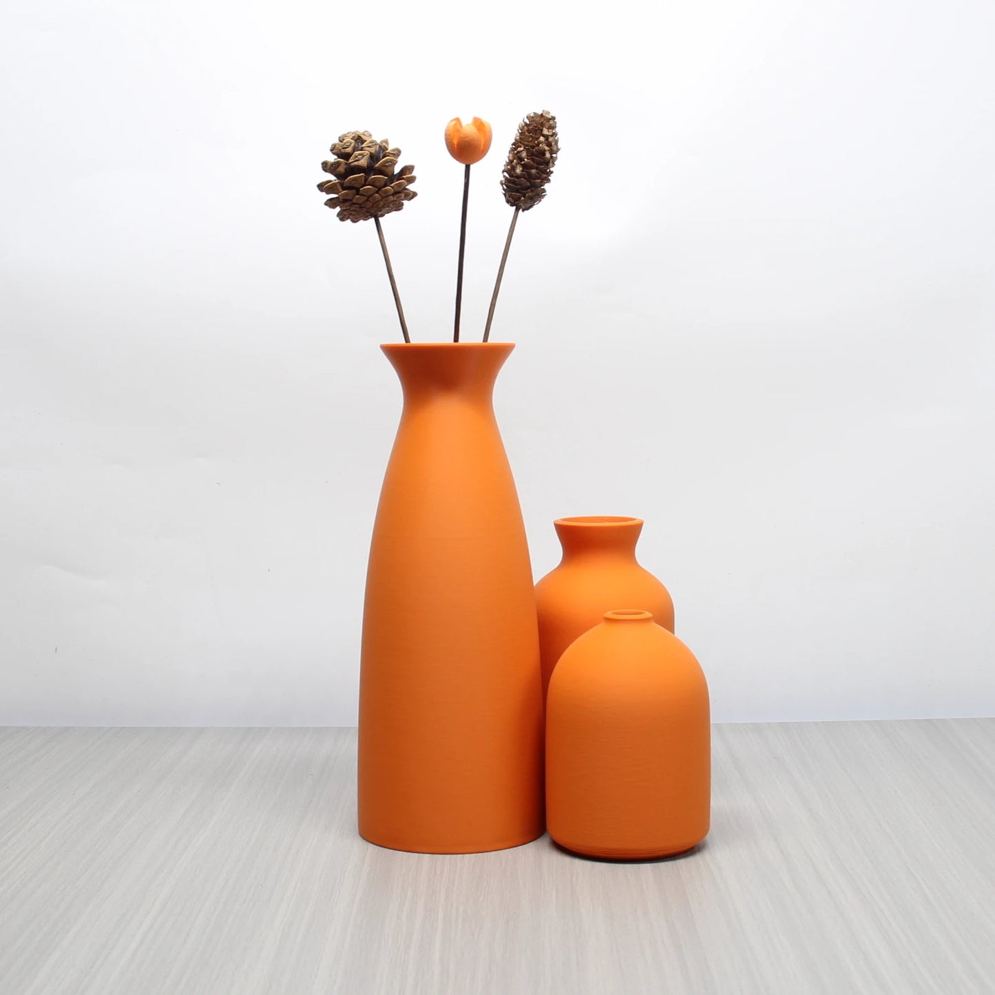 Vase Set-3, Modern Vintage Vase Decoration Living Room Bedroom or Office, Small Vase Vase Pampas Grass Dried Flower Table Decor