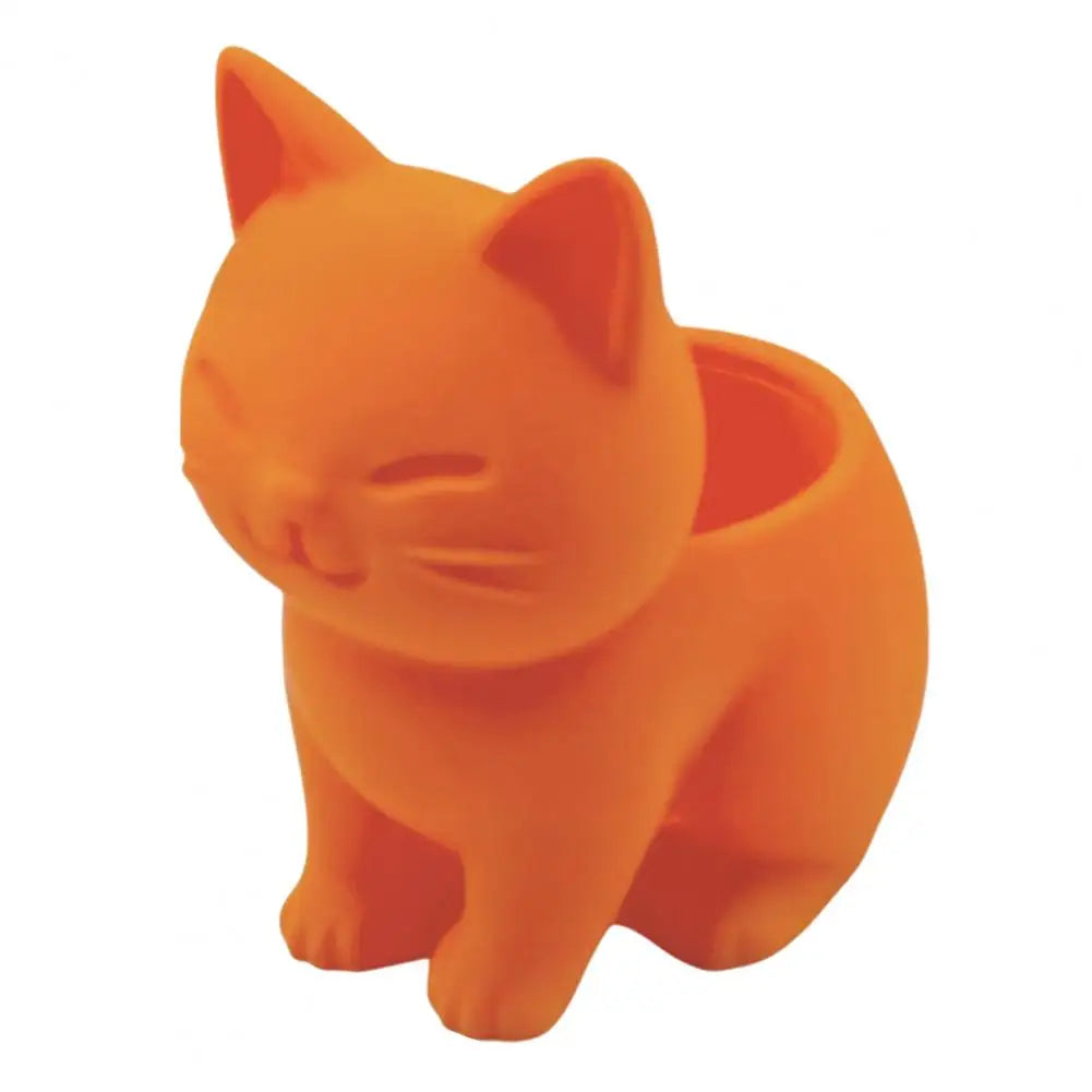 Flower Pot Adorable Cat Bulldog Resin Planters for Succulents Unique Home Office Decor Garden Gift Idea for Plant Lovers