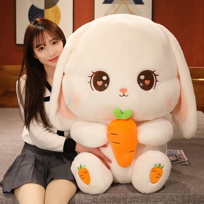 Kawaii Rabbit Plush Toy 30cm Big Size Stuffed Animal Bunny Rabbit Soft Doll Pillow Kids Toys Birthday Christmas Gift for Girl
