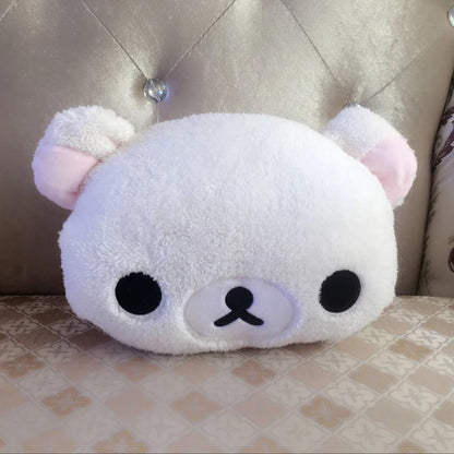 Kawaii Rilakkuma Plush Pillow Toy Kiiroitori Chick Couple Teddy Bear Rilakkuma Stuffed Doll Rilakkuma Cushion Hand Warmer Gift