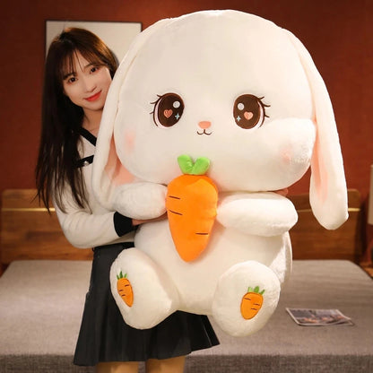 Kawaii Rabbit Plush Toy 30cm Big Size Stuffed Animal Bunny Rabbit Soft Doll Pillow Kids Toys Birthday Christmas Gift for Girl