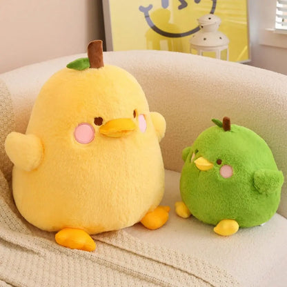 3d Eyes Pressing Music Duck Plush Toy Hairy Stuffed Duck Plush Toy Cute Simulation Yellow Duck Plush Doll Friends Birthday Gifts