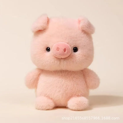 New Kawaii Soft Animal Series Plush Doll Pillow Elephant Pig Dog Sheep Mouse Monkey Cute Plush Toy Gift for Boys and Girls