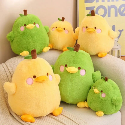 3d Eyes Pressing Music Duck Plush Toy Hairy Stuffed Duck Plush Toy Cute Simulation Yellow Duck Plush Doll Friends Birthday Gifts