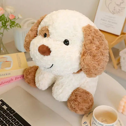25/30cm Simulation New Companion Spotted Dog Doll Stuffed Plush Toy Cartoon Anime Cute Home Children's Birthday Gift Fun Doll