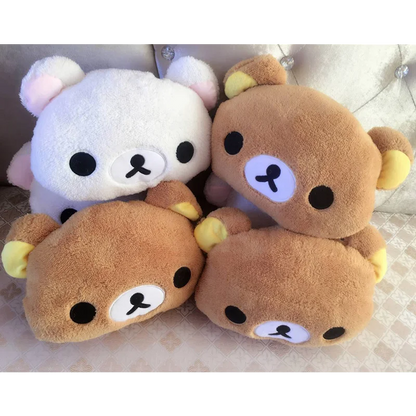 Kawaii Rilakkuma Plush Pillow Toy Kiiroitori Chick Couple Teddy Bear Rilakkuma Stuffed Doll Rilakkuma Cushion Hand Warmer Gift