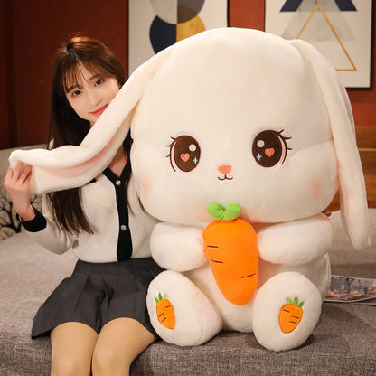 Kawaii Rabbit Plush Toy 30cm Big Size Stuffed Animal Bunny Rabbit Soft Doll Pillow Kids Toys Birthday Christmas Gift for Girl
