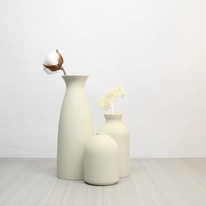 Vase Set-3, Modern Vintage Vase Decoration Living Room Bedroom or Office, Small Vase Vase Pampas Grass Dried Flower Table Decor
