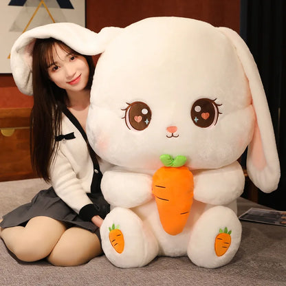 Kawaii Rabbit Plush Toy 30cm Big Size Stuffed Animal Bunny Rabbit Soft Doll Pillow Kids Toys Birthday Christmas Gift for Girl