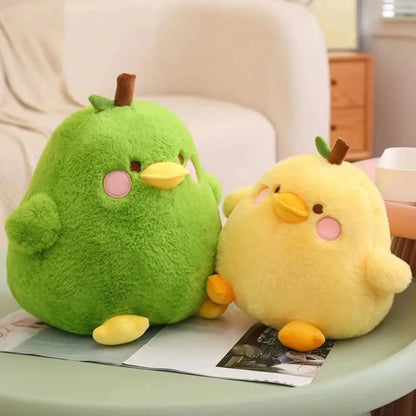 3d Eyes Pressing Music Duck Plush Toy Hairy Stuffed Duck Plush Toy Cute Simulation Yellow Duck Plush Doll Friends Birthday Gifts