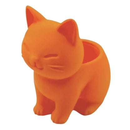 Flower Pot Adorable Cat Bulldog Resin Planters for Succulents Unique Home Office Decor Garden Gift Idea for Plant Lovers