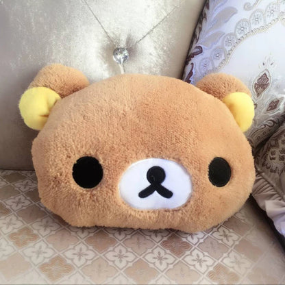 Kawaii Rilakkuma Plush Pillow Toy Kiiroitori Chick Couple Teddy Bear Rilakkuma Stuffed Doll Rilakkuma Cushion Hand Warmer Gift