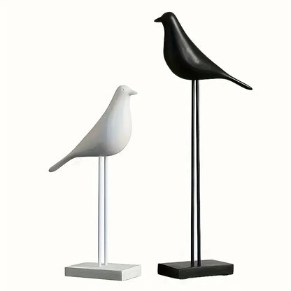 Resin Bird Statue Handicrafts Decoration Artificial Coloring Nordic Bird Decoration Home Decoration Office Desktop Sculpture