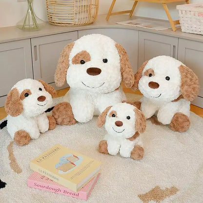 25/30cm Simulation New Companion Spotted Dog Doll Stuffed Plush Toy Cartoon Anime Cute Home Children's Birthday Gift Fun Doll