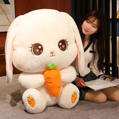 Kawaii Rabbit Plush Toy 30cm Big Size Stuffed Animal Bunny Rabbit Soft Doll Pillow Kids Toys Birthday Christmas Gift for Girl