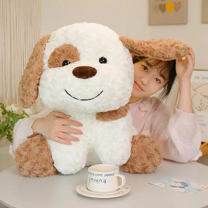 25/30cm Simulation New Companion Spotted Dog Doll Stuffed Plush Toy Cartoon Anime Cute Home Children's Birthday Gift Fun Doll