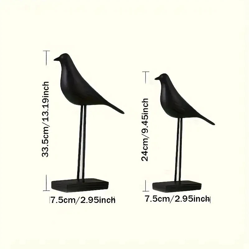 Resin Bird Statue Handicrafts Decoration Artificial Coloring Nordic Bird Decoration Home Decoration Office Desktop Sculpture
